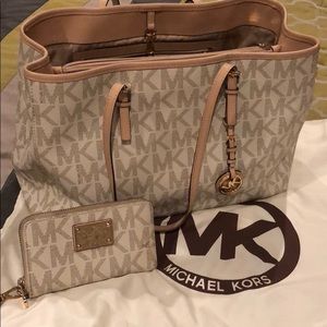 Authentic MK bag and matching wallet